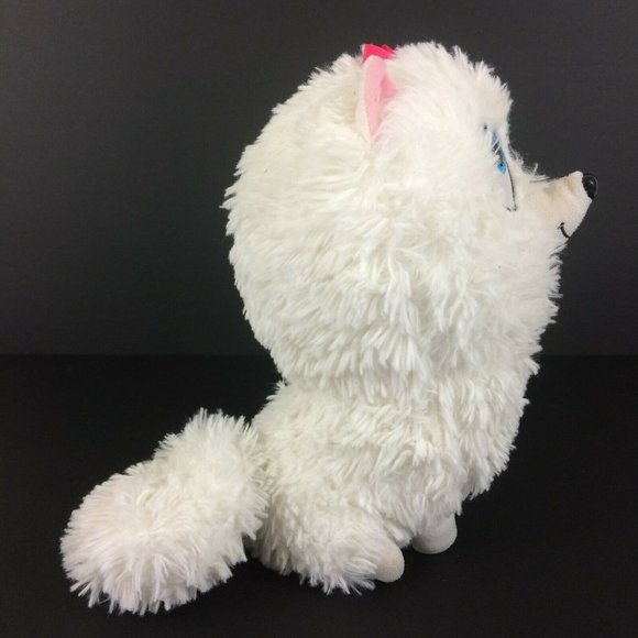 Ty Beanie Babies Secret Life of Pets Gidget Plush 9" White Pomeranian Dog Toy - Picture 4 of 10